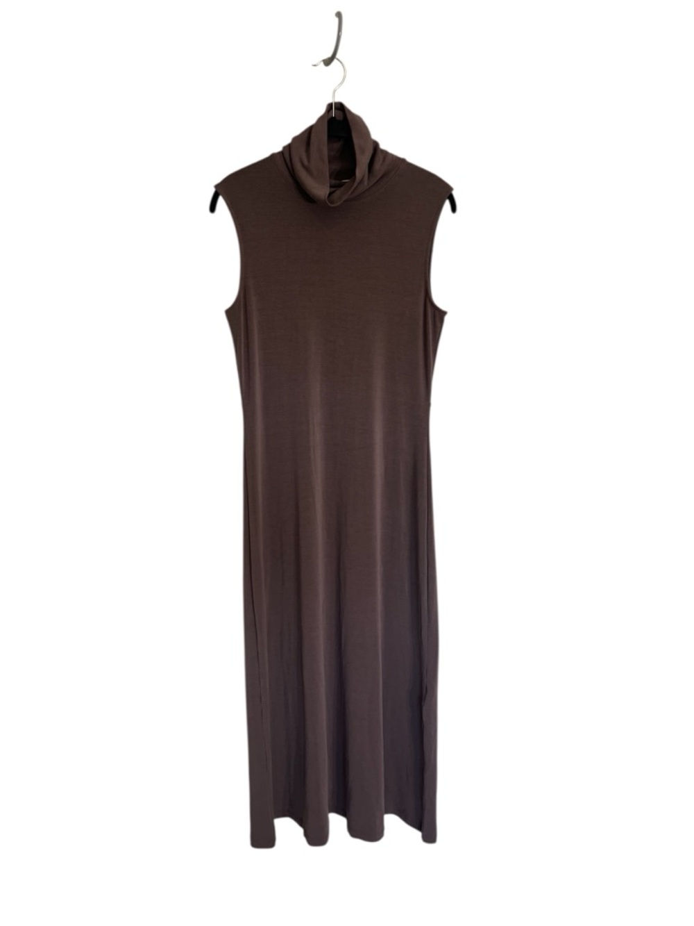 NWT Everlane Madison midi dress Butterknit Espresso turtleneck soft minimalist S - Picture 2 of 16
